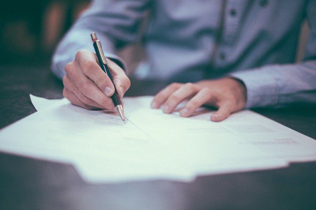 signing contract will